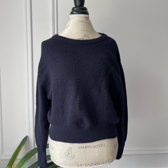 Zara Navy Blue Women's Sweater - Picture 2 of 7